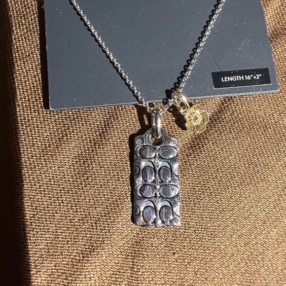 Coach - Silver & Gold Tone Necklace - New with Tags - Picture 3 of 5